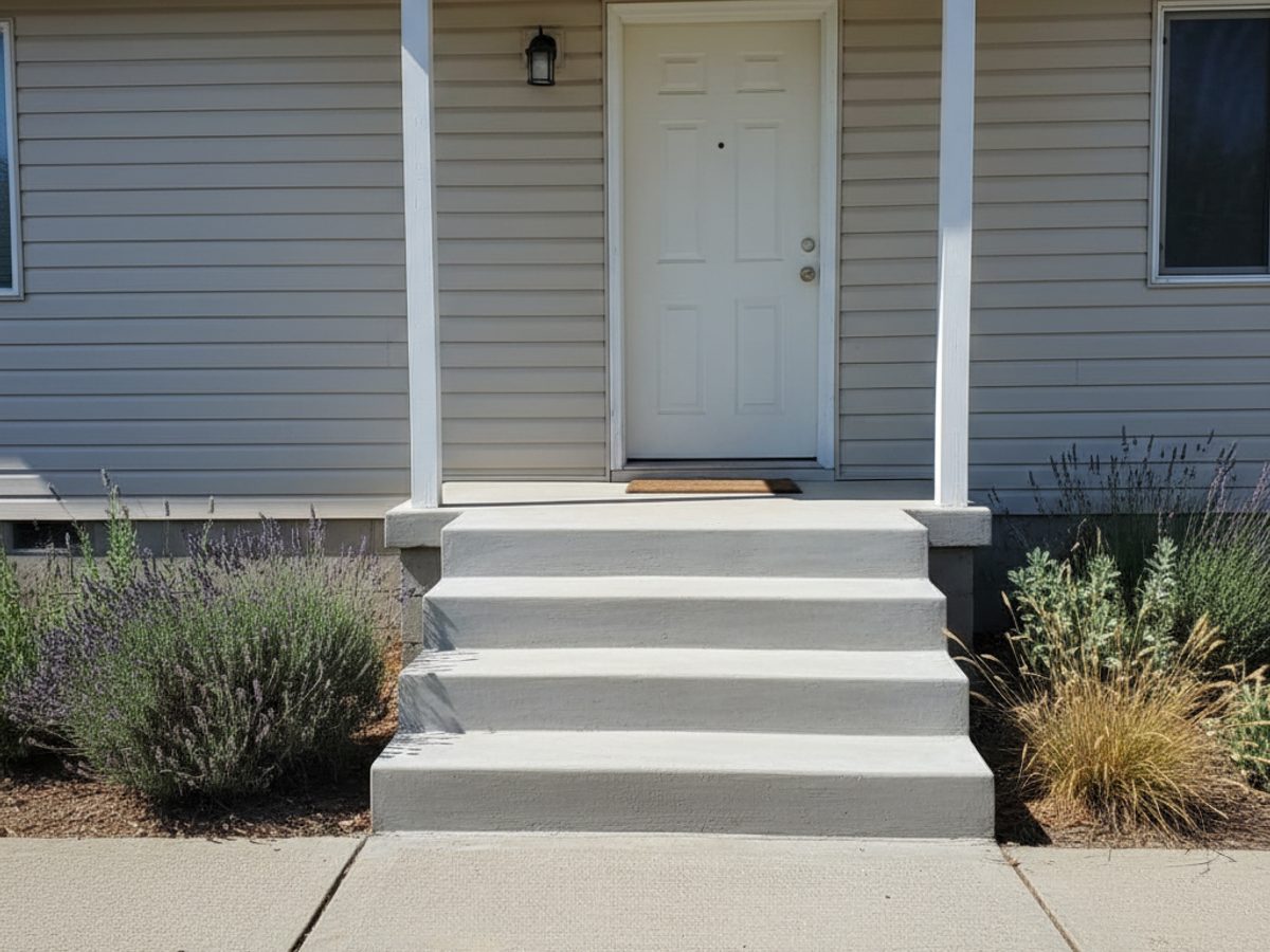 Concrete Steps & Stairs completed by Precision Concrete Co in Glendale, CA