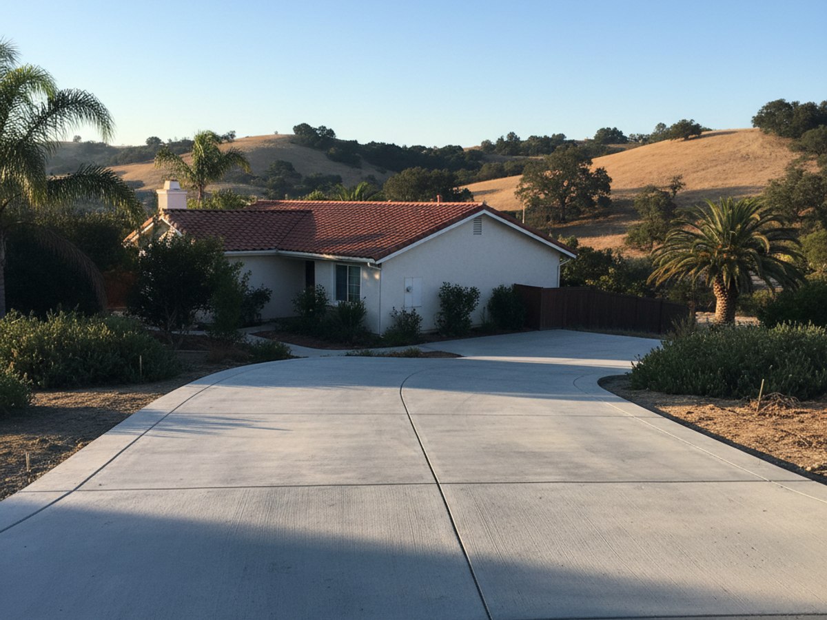 Concrete Driveways completed by Precision Concrete Co in Long Beach, CA