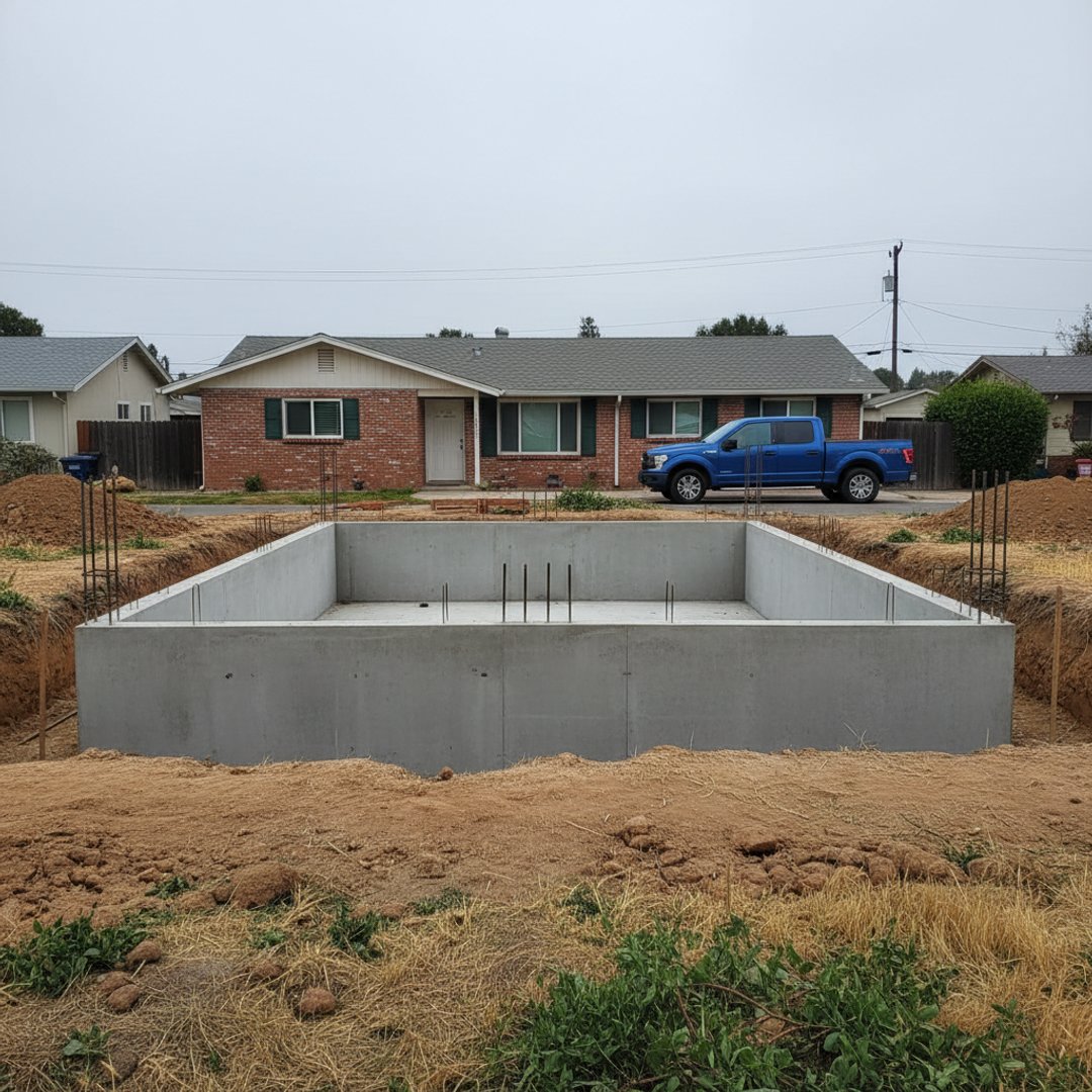 Concrete Patios completed by Precision Concrete Co in Anaheim, CA